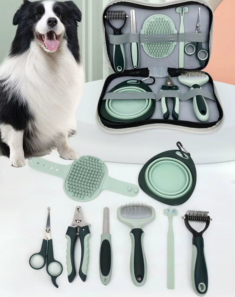 Kit Toelettatura 8 in 1 Cani e Gatti